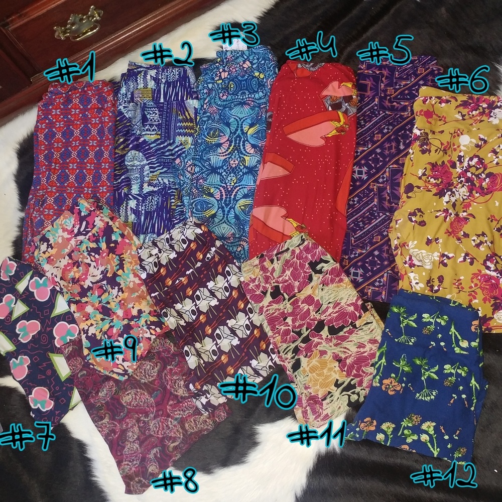 (6)Lularoe|minnie·takeout·valentine·roses·unicorn - Picture 2 of 8
